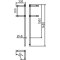 Beskyttelsesgel�nder | St�lr�r � 48 mm | Fast stolpe til indst�bning i beton | Hj�rnestolpe | Varmgalvaniseret